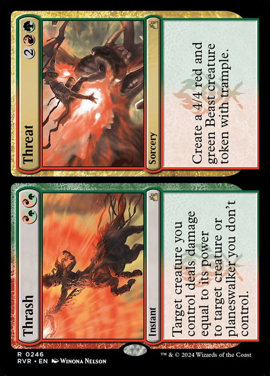 Thrash // Threat - RVR 246  (Foil)