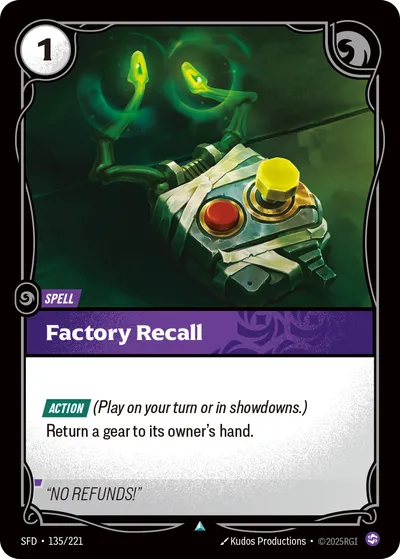 Factory Recall - Spiritforged 135/221 (Foil)