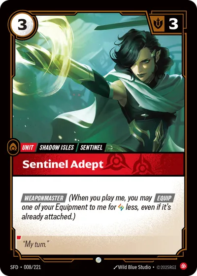 Sentinel Adept - Spiritforged 008/221 (Foil)