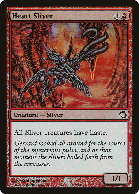Heart Sliver - H09 7  (Foil)