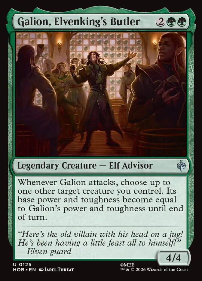 Galion, Elvenking's Butler - The Hobbit 125 (Foil)