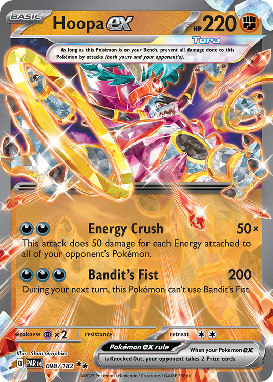 Hoopa ex - Paradox Rift 098/182 (Foil) - Near Mint