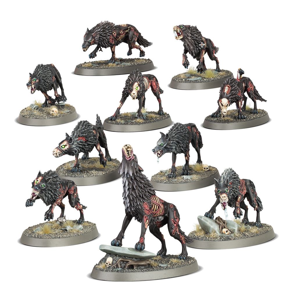 Warhammer Age of Sigmar - Soulblight Gravelords: Dire Wolves
