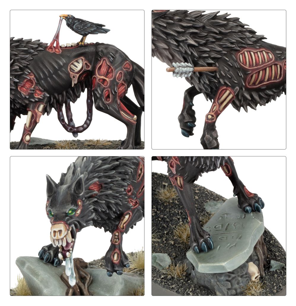 Warhammer Age of Sigmar - Soulblight Gravelords: Dire Wolves