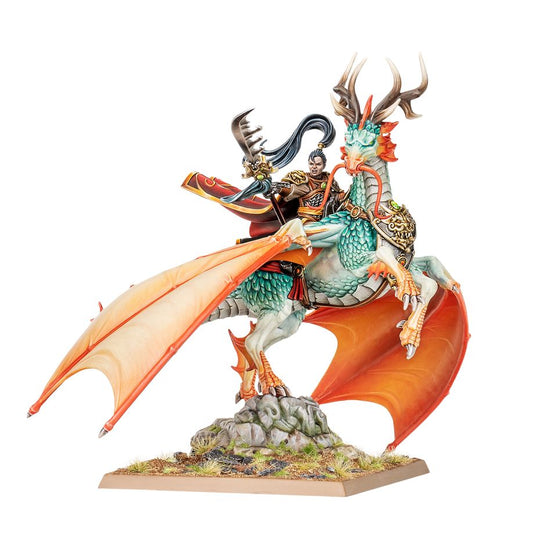 Warhammer: The Old World - Shugengan Lord on Great Spirit Longma