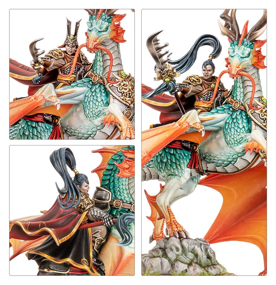 Warhammer: The Old World - Shugengan Lord on Great Spirit Longma