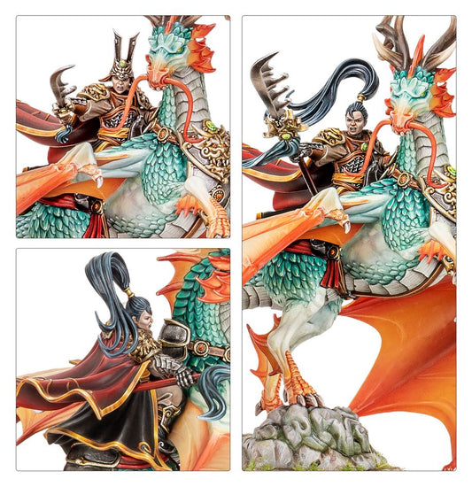 Warhammer: The Old World - Shugengan Lord on Great Spirit Longma