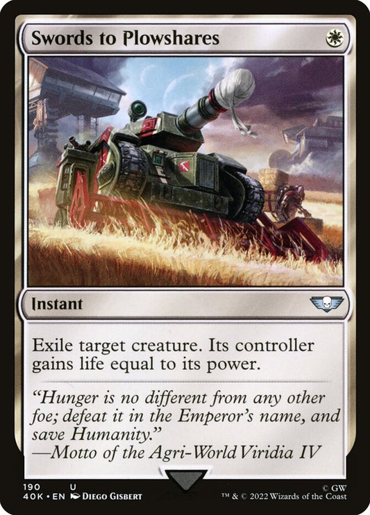 Swords to Plowshares - Warhammer 40,000 Commander 190