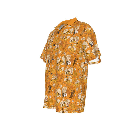Arcanine Hawaiian Button Shirt