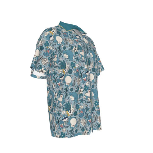 Snorlax Hawaiian Button Shirt