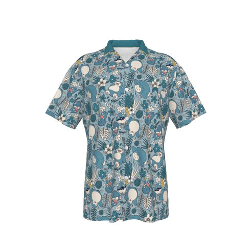 Snorlax Hawaiian Button Shirt