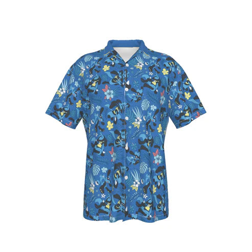 Lucario Hawaiian Button Shirt