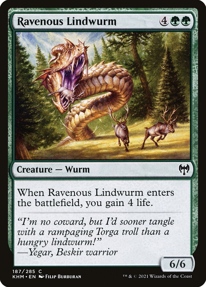 Ravenous Lindwurm - Kaldheim 187