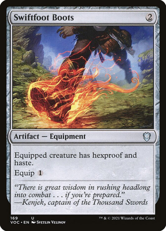 Swiftfoot Boots - Crimson Vow Commander 169
