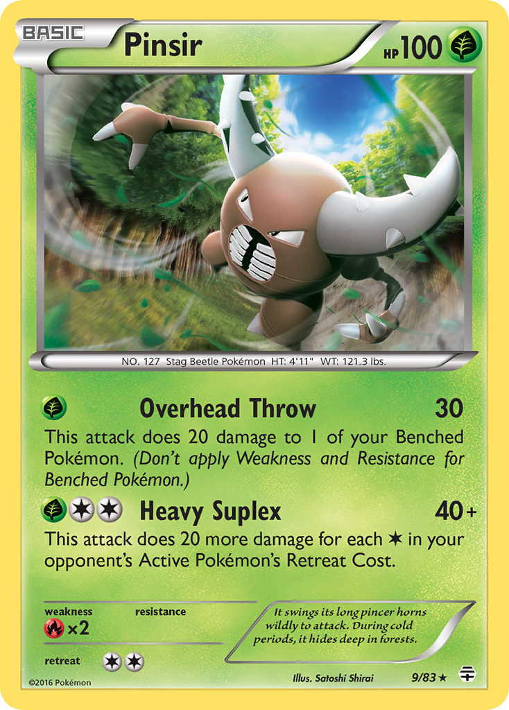 Pinsir - Generations 9 - Near Mint
