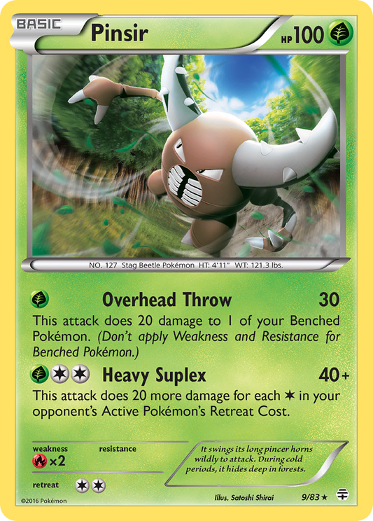 Pinsir - Generations 9 - Near Mint