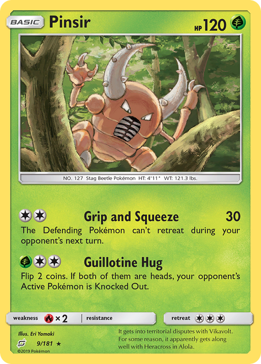 Pinsir - Team Up 9 - Near Mint