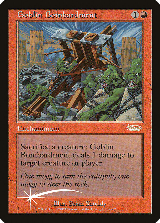 Goblin Bombardment - Friday Night Magic 2003 6 (Foil)