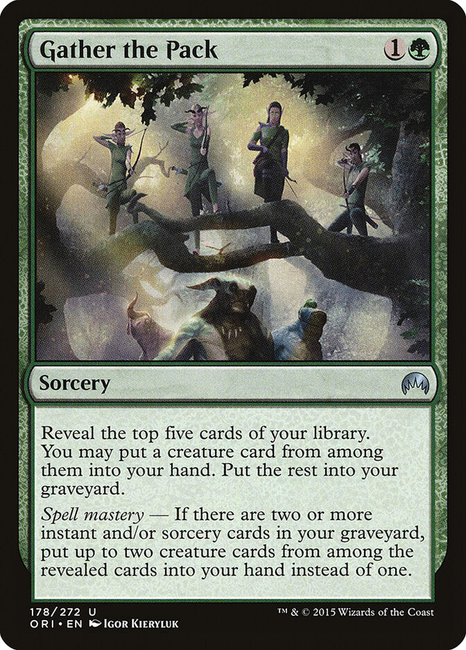 Gather the Pack - Magic Origins 178
