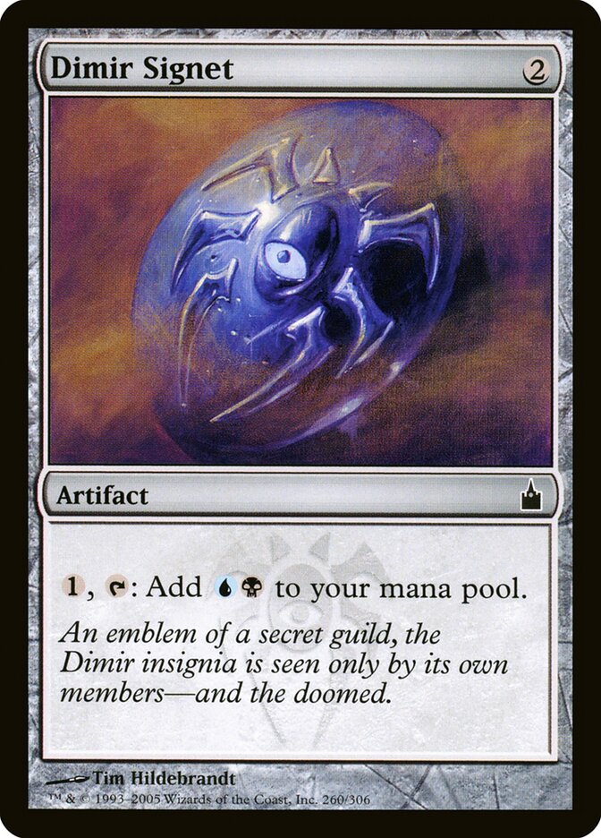 Dimir Signet - Ravnica: City of Guilds 260