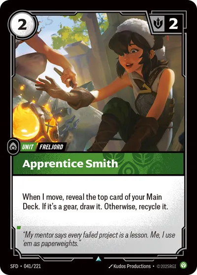 Apprentice Smith - Spiritforged 041/221 (Foil)
