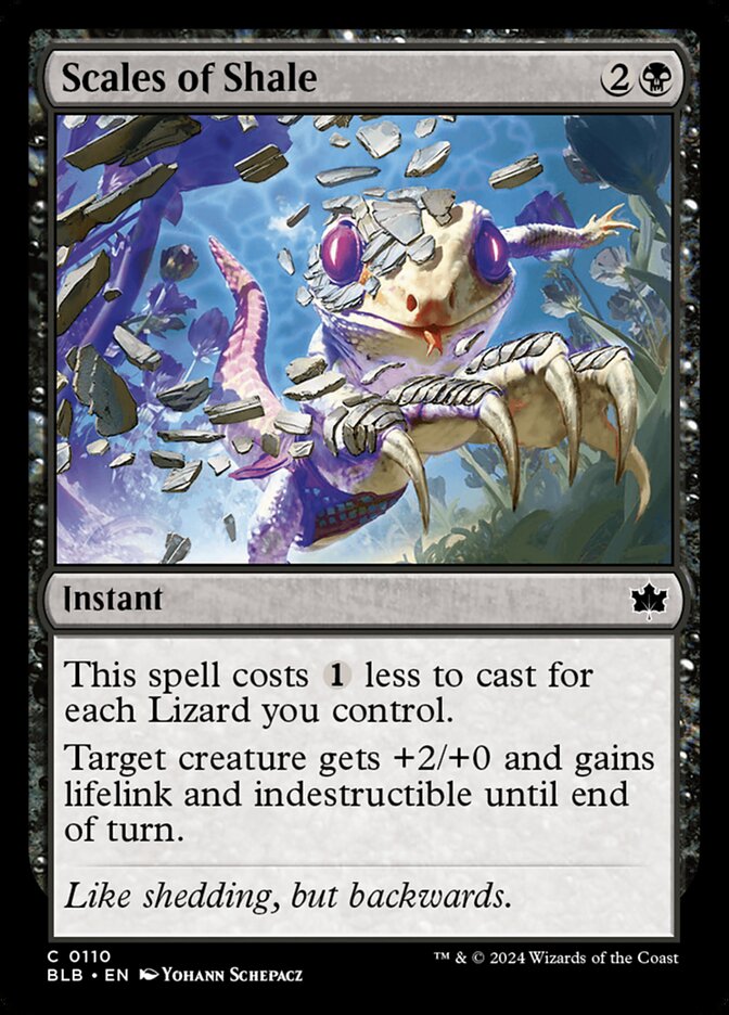 Scales of Shale - Bloomburrow 110 (Foil)