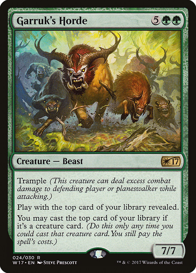 Garruk's Horde - W17 24