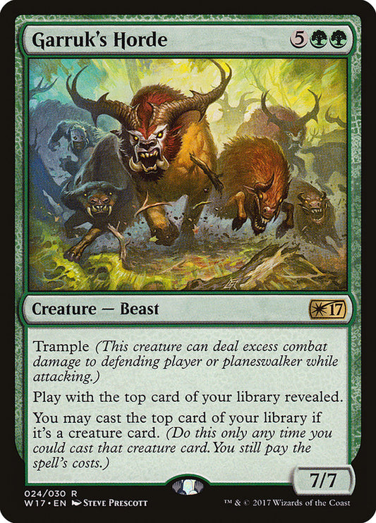 Garruk's Horde - W17 24