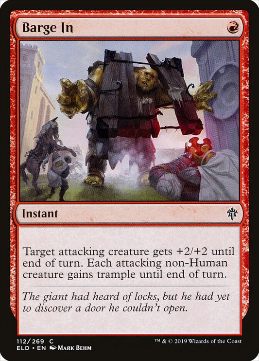 Barge In - Throne of Eldraine 112 (Foil)