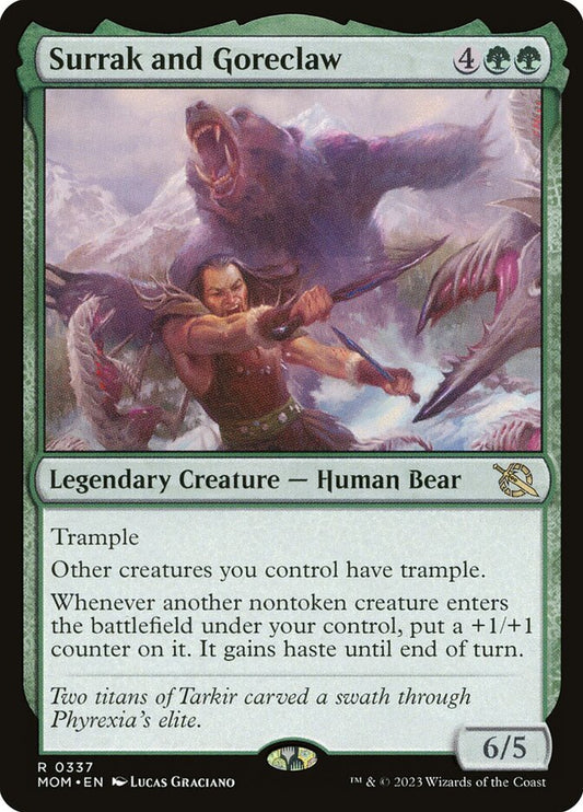 Surrak and Goreclaw - MOM 337  (Foil)
