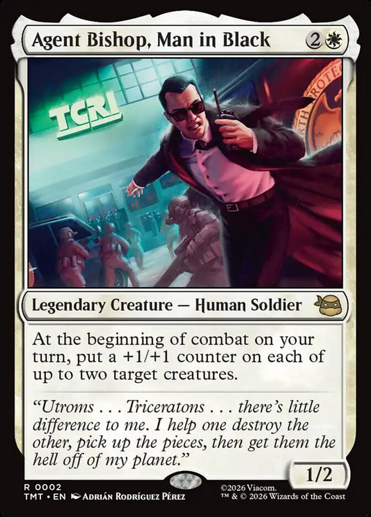 Agent Bishop, Man in Black - TMT 2  (Foil)