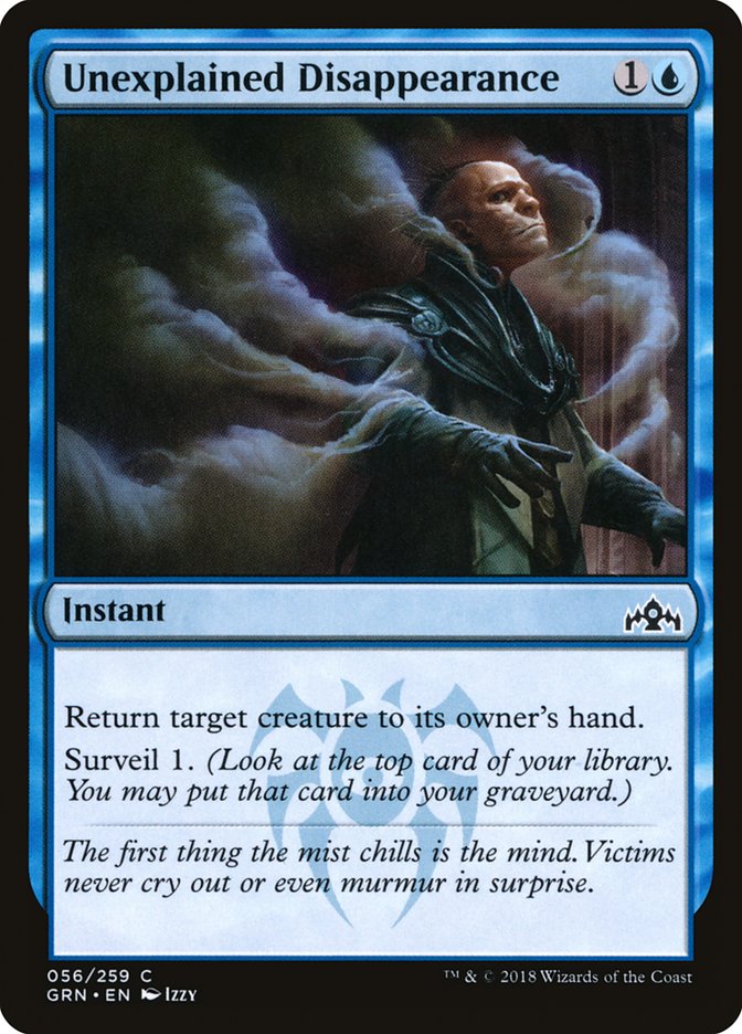 Unexplained Disappearance - Guilds of Ravnica 56