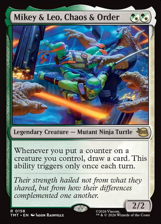 Mikey & Leo, Chaos & Order - TMT 158
