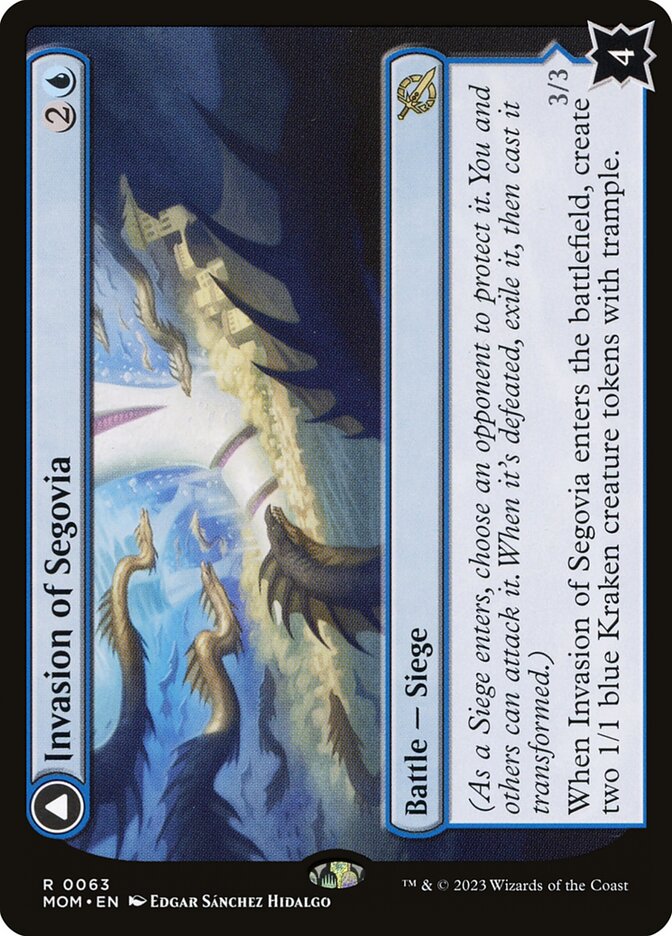 Invasion of Segovia // Caetus, Sea Tyrant of Segovia - MOM 63