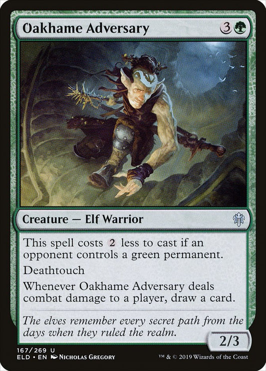 Oakhame Adversary - Throne of Eldraine 167 (Foil)