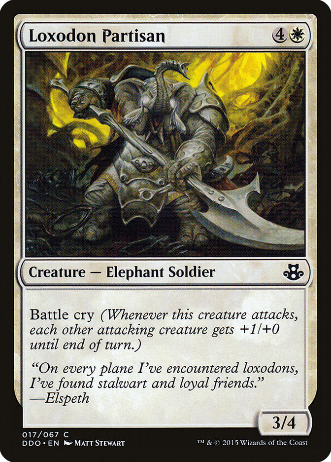 Loxodon Partisan - Duel Decks: Elspeth vs. Kiora 17