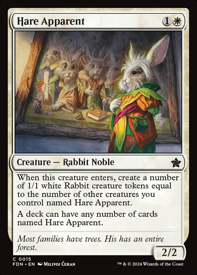 Hare Apparent - FDN 15  (Foil)