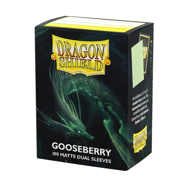 Dragon Shield Sleeves: Standard Matte Dual - Gooseberry 100CT