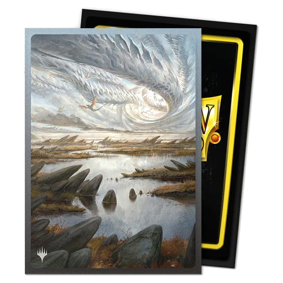 Deck Protector: Art: Dual Matte: Magic the Gathering: Landfall Series: Marsh Flats (100)