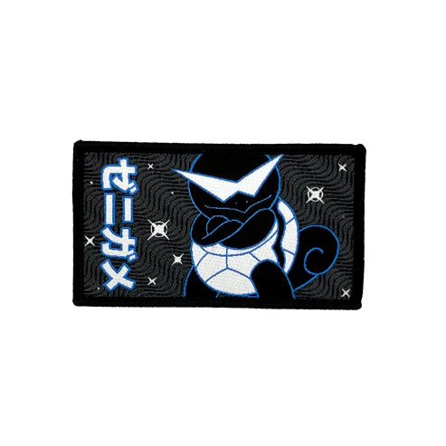 Squirtle Squad Rectangle Iron-on Patch