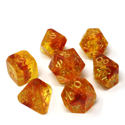 7pc RPG Set - Autumn Court - Die Hard Dice