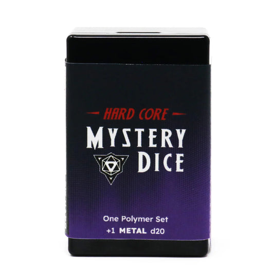 8pc RPG Set - Hard Core Mystery Dice - Die Hard Dice