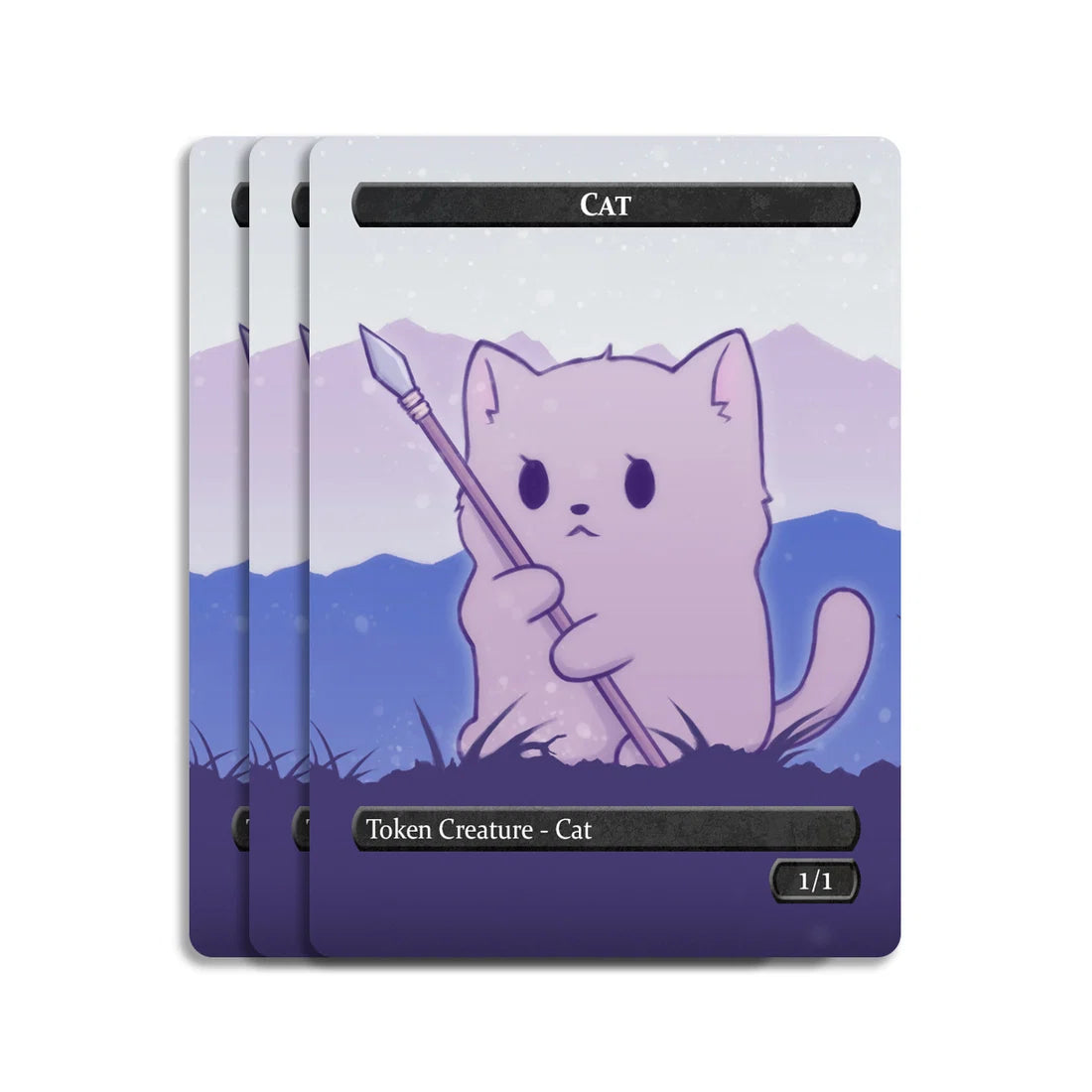 Caverns & Calicos Manacat Tokens & Proxies - Cat & Spirit Token Set