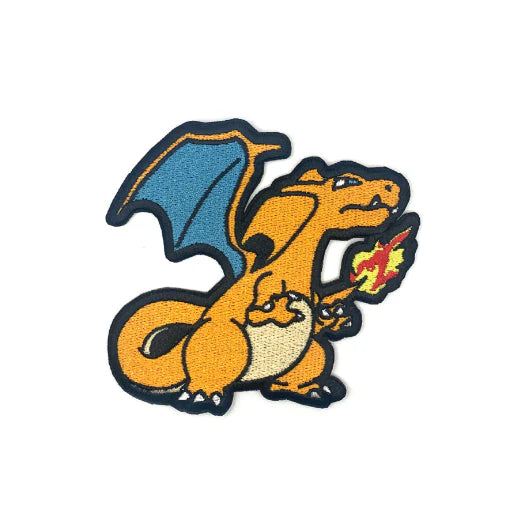 Charizard (Orange) - Die-Cut Iron-on Patch