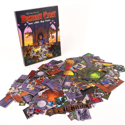Dungeon Craft Volume I: Over 1,000+ Map Pieces Set (In Box)