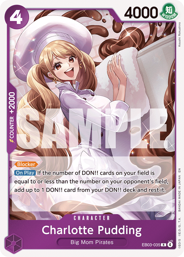 Charlotte Pudding - Extra Booster: One Piece Heroine's Edition EB03-035  (Foil) - Near Mint