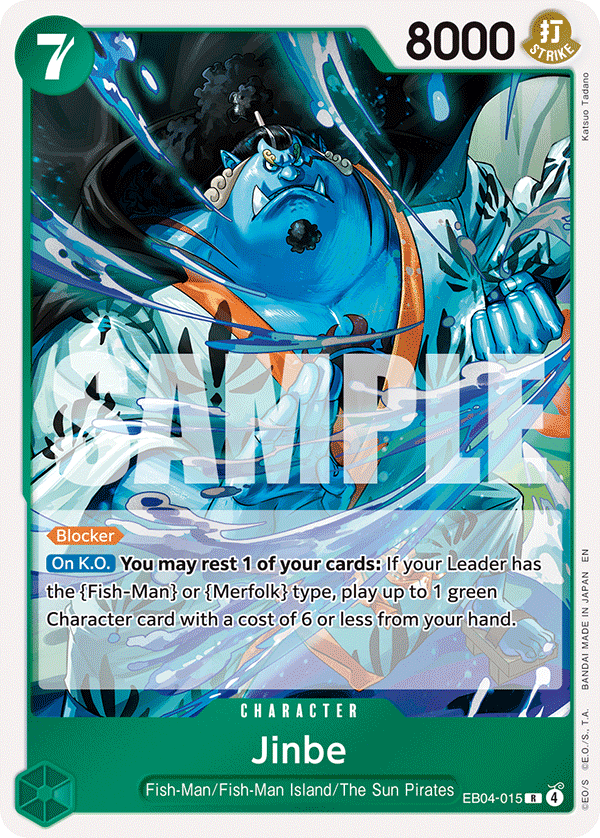Jinbe - The Azure Sea's Seven EB04-015  (Foil) - Near Mint
