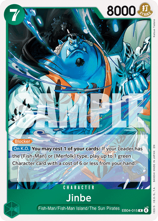Jinbe - The Azure Sea's Seven EB04-015  (Foil) - Near Mint