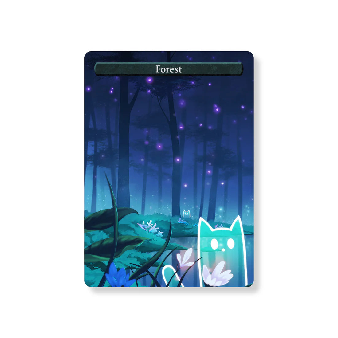 Caverns & Calicos Manacat Tokens & Proxies - Forest Set