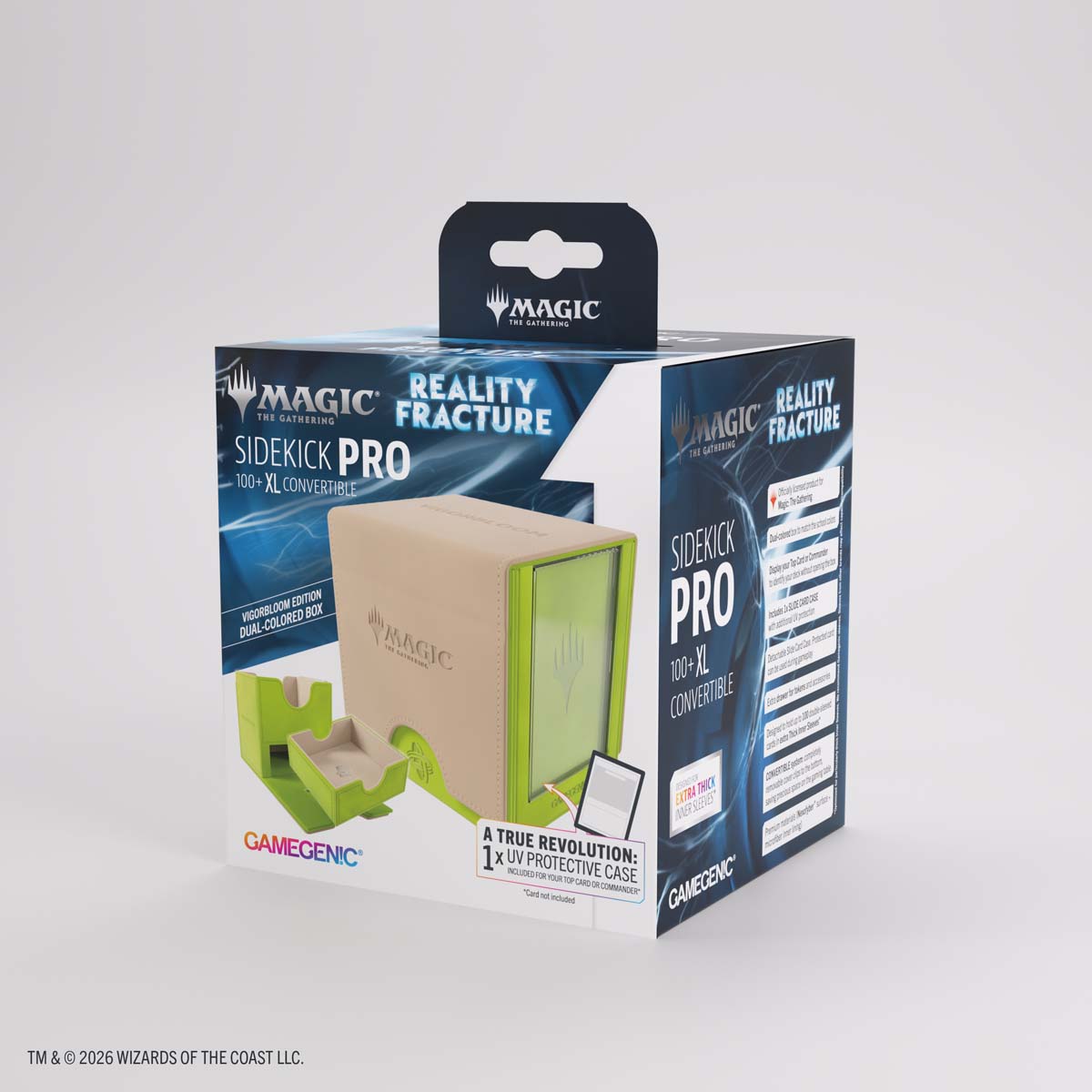GameGenic Magic: The Gathering SIDEKICK PRO 100+ XL CONVERTIBLE - Vigorbloom